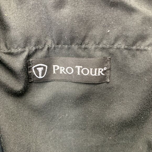 Pro Tour Mens 40 Golf Shorts Bermuda Flat Front Black 9” Comfort Flat Front - Picture 3 of 6